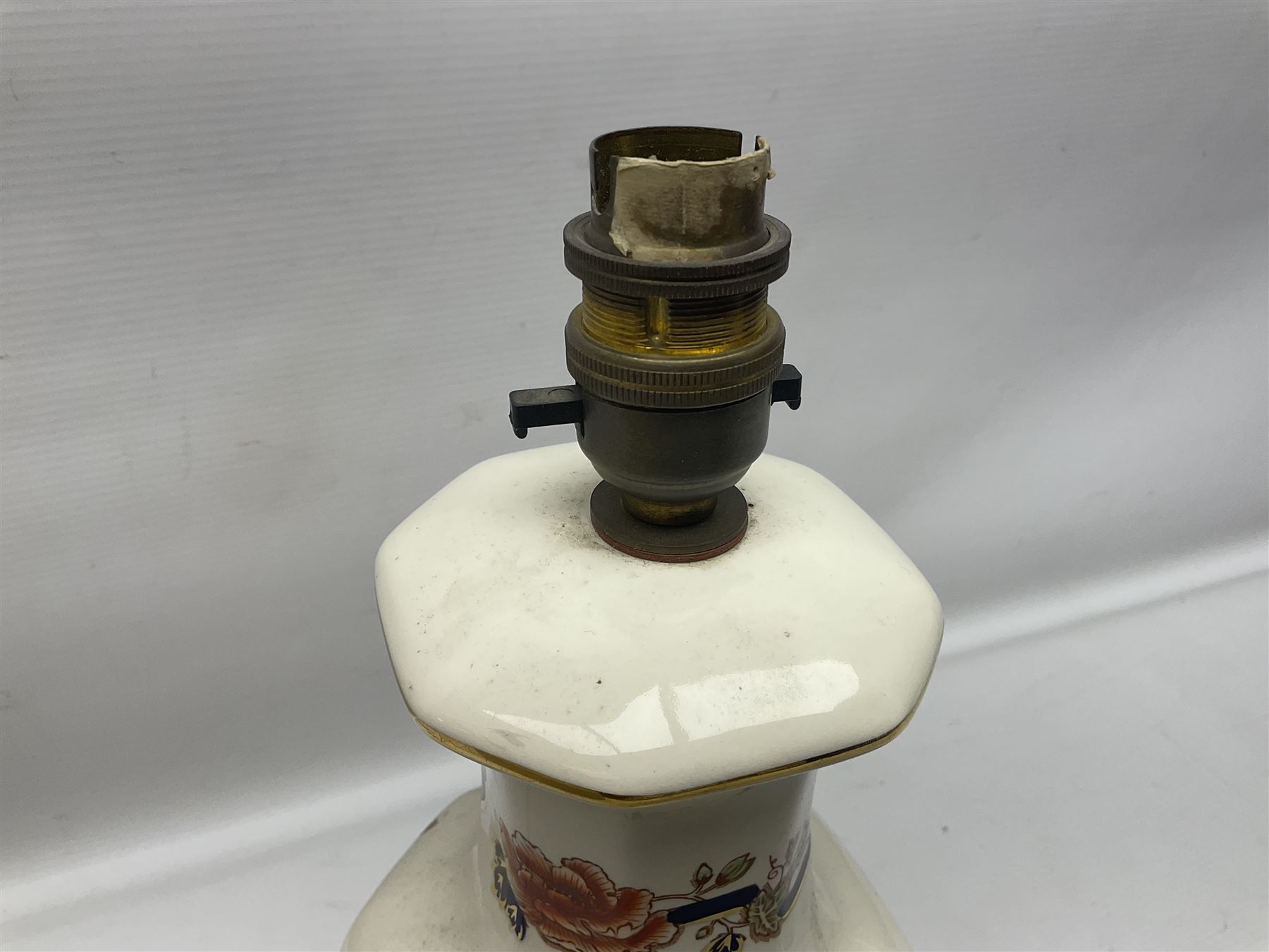 Masons Mandalay pattern lamp, H35cm