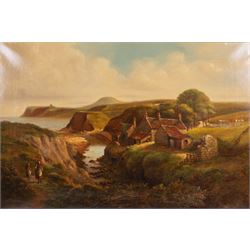 English School (19th Century): Scalby Mills and Monkey Island looking to Scarborough North...