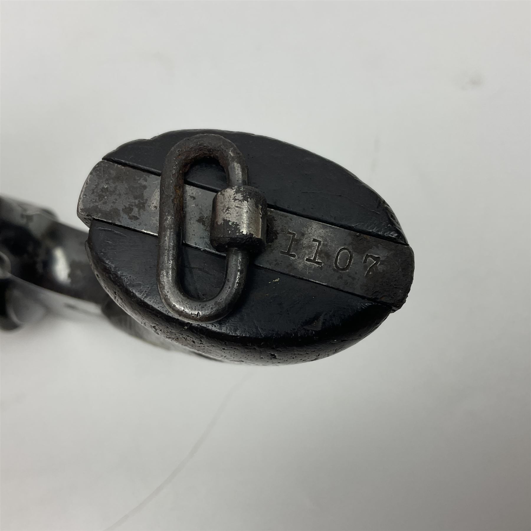 Deactivated Colt Official Police 38-200 six-shot revolver, the 13cm(5