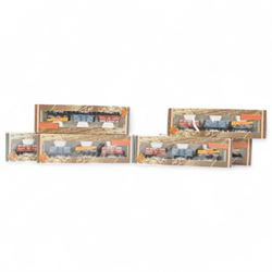 Six Bachmann 00 gauge 33033 Coal Traders Classics Yorkshire triple wagon packs, all boxed