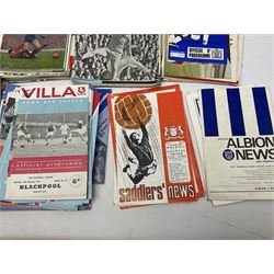 Collection of assorted football programmes, including International examples, together with copies of Football League Review and other memorabilia