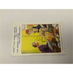 Edwardian and later postcards including shipping, greetings, British topography, Yorkshire and Lincolnshire with some real photographic, novelty pull-out, actresses etc