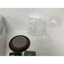 Collection of Birds of Britain collectors thimbles, predominantly boxed, with booklet and stand