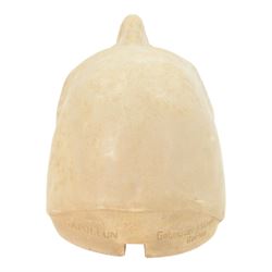 Gebruder Michell Berlin; 19th Century plaster Death Mask of Napoleon, signed to the top, H30cm 