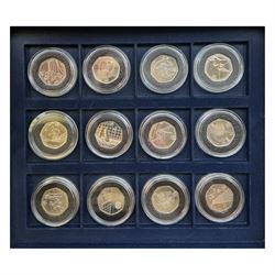 Mostly Commemorative Queen Elizabeth II coins, including various brilliant uncirculated fifty pence pieces in packs, DateStamp capsules containing commemoratives with 2016 'Shakespeare' two pounds, 2016 'The First World War', 2016 'EIIR 90' five pounds etc