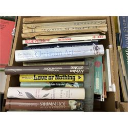 Collection of books to include reference books, annuals, local interest etc, in  six boxes 