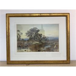 John C Syer (British 1844-1912): Landscapes, approximately twenty watercolours variously signed and titled, max 38cm x 58cm (qty)
