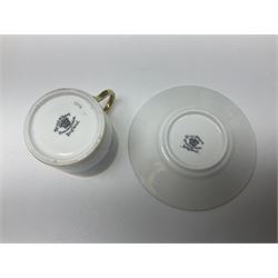 Wedgwood majolica leaf plate, together with another similar and together with a Dresden figure, etc 