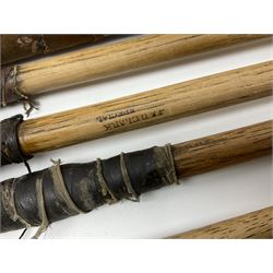 Collection of vintage wooden shaft golf clubs, including J & D Clark,  J Winton, etc (7)