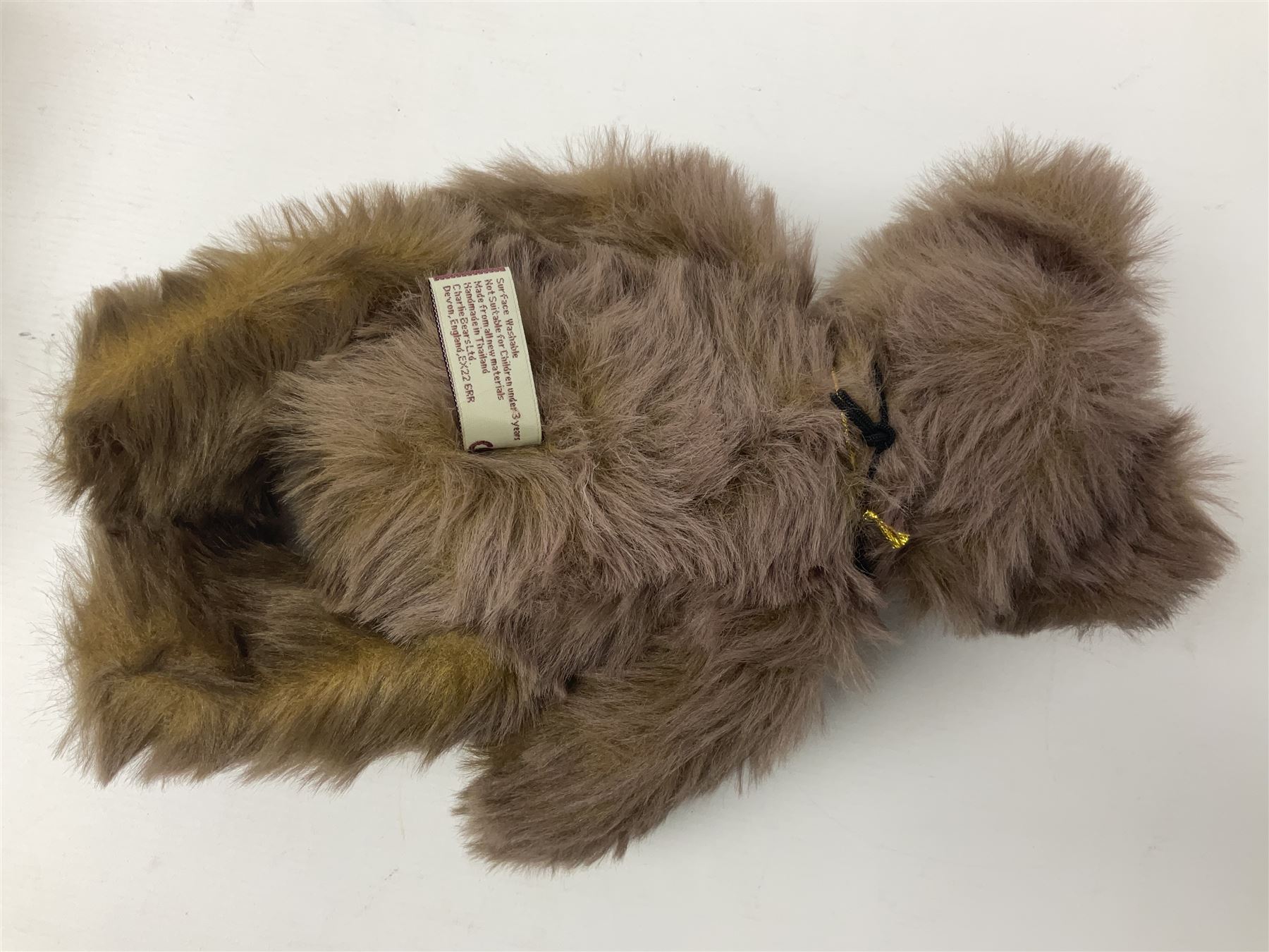 Two Charlie Bears - CB114040B William IV teddy bear, from the 2011 Charlie Bears Plush Collection, limited edition No.3263/4000; H50cm; and CB083796 Kelsey; both designed by Isabelle Lee and with original tags (2)

