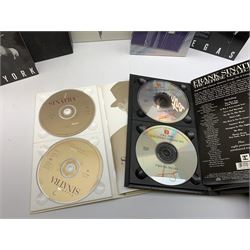 Frank Sinatra: Nine CD box sets comprising The Complete Capitol Singles Collection, The Great Films 
 & Shows, Sinatra London, Sinatra Vegas, Sinatra New York, Frank Sinatra in Hollywood, Frank Sinatra The V-Discs and Tommy Dorsey & Frank Sinatra 