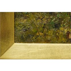 Herbert F Royle (British 1870-1958): The Stack Yard, oil on canvas signed 50cm x 60cm