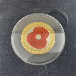 King Charles III 2023 'Coronation Silver Proof Mint Masters Set' comprising Bailiwick of Jersey, Bailiwick of Guernsey and Isle of Man sterling silver proof five pound coins, cased with certificate and Queen Elizabeth II 2019 Bailiwick of Jersey 'Remember With Us' silver two pound and five pound pair, cased with CPM certificate