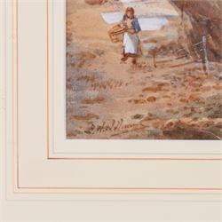 John Wynne Williams (British fl.1900-1920): View of Upper Harbour and Henrietta Street - Whitby, pair of watercolours signed 23cm x 34cm (2)