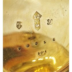 Victorian 12ct gold open face, keyless lever pocket watch, No. 21056, gilt dial with Roman numerals, case with engraved floral decoration by Thomas R Russell & Co, Chester 1852, with 18ct gold key