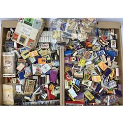 Phillumeny - large quantity of matchbox labels and matchbooks, various makes and ages, many still containing matches, including album of pasted in early examples.