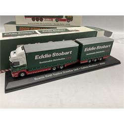 Atlas Eddie Stobart - sixteen 1:76 Special Edition Collector die-cast models, all boxed