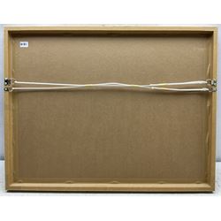 Allanson Hick (British 1898-1975): Ship in Dry Dock, watercolour, extensively inscribed and annotated in the artist's hand 30cm x 40cm