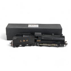 Bassett-Lowke 0 gauge LMS 4F class 0-4-0 locomotive no. 4193, with tender, in LMS black livery