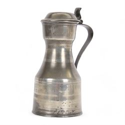 George III pewter tappit hen, circa 1800