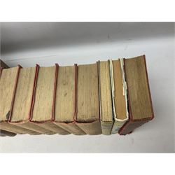 Graham Dom Lucius: Downside & The War 1914-1919. 1925. Half morocco binding; two bound volumes of 'The Thin Red Line' Regimental Paper of the Argyll & Sutherland Highlanders 1898-1901; and quantity of books on Zulu War, Boer War and WW1 etc including three Biggles novels