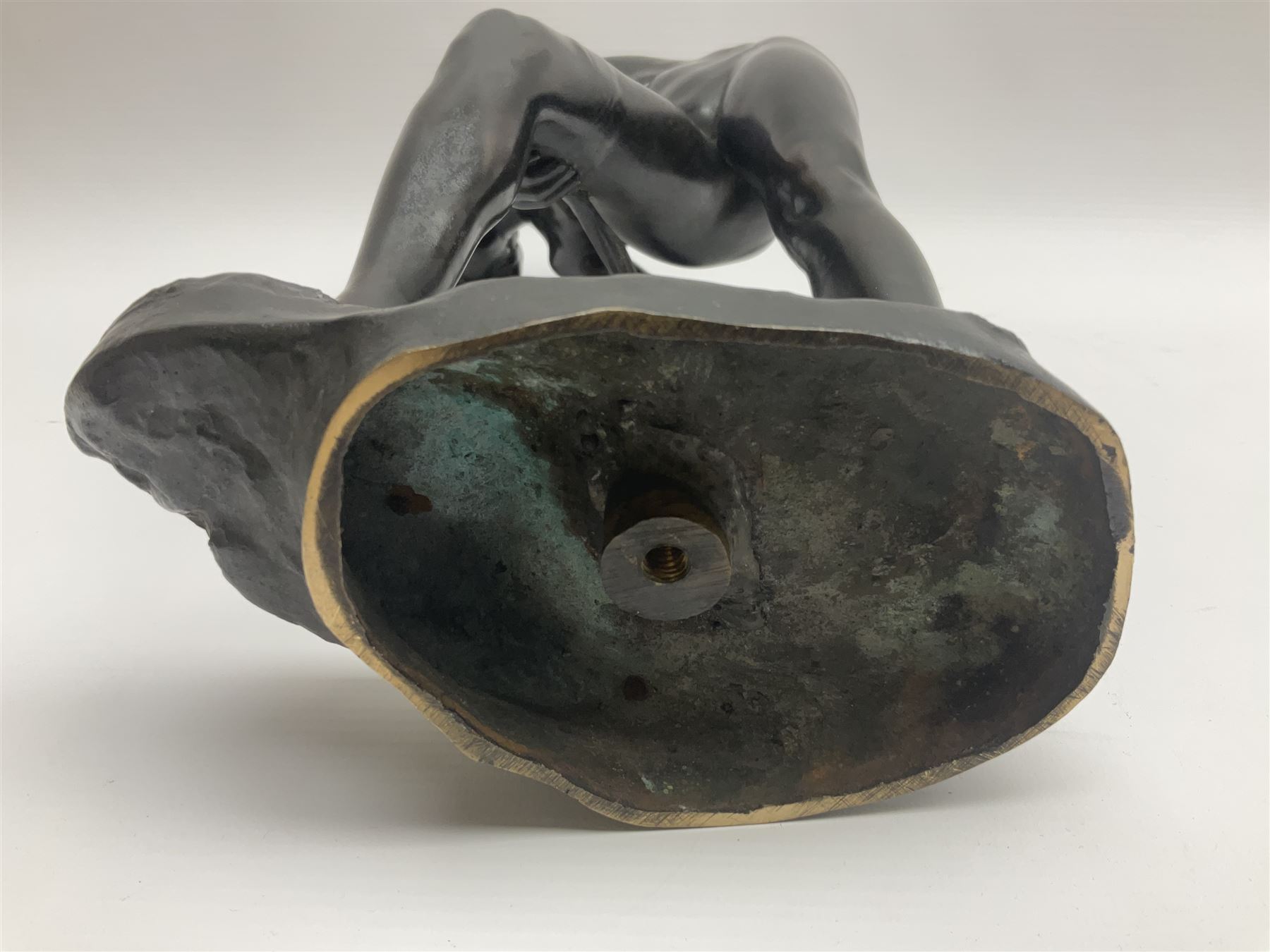 Sir Edgar Bertram MacKennal (Australian 1863-1931), Diana Wounded, bronze with black patina, signed and dated B MacKennal 1905, H37cm