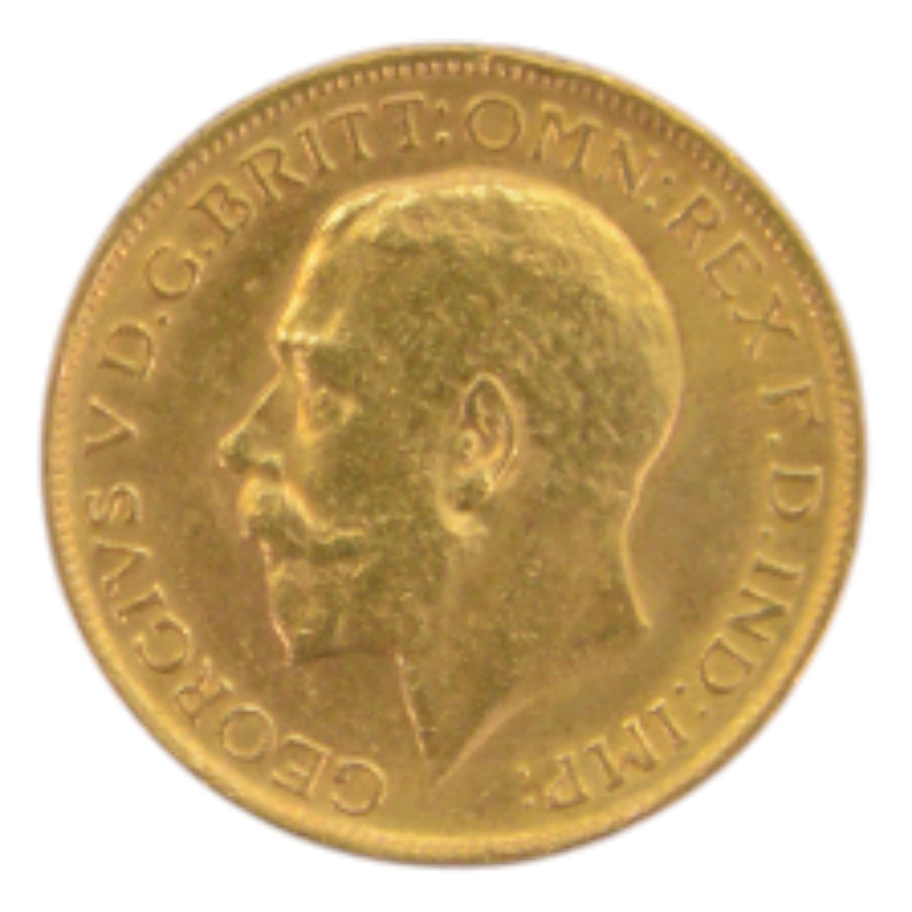 King George V 1911 gold full sovereign coin
