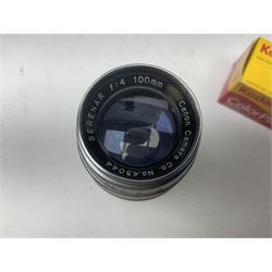 Collection of cameras, including Nikon F401 AF camera body, serial no 2111407, with Sigma Zoom Master 1:3.5-4.5 f=35-70mm lens, Fujifilm camera body etc 