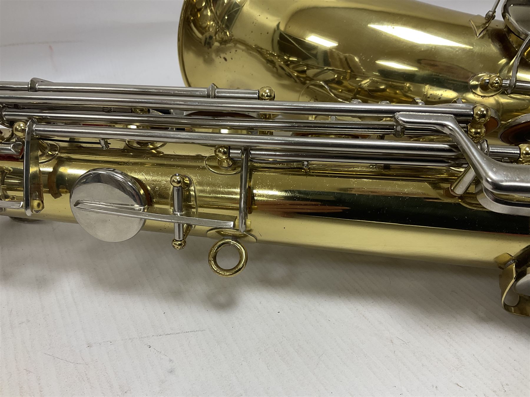 Lafleur by Boosey & Hawkes student tenor saxophone in fitted case with accessories, built in Czechoslovakia
 