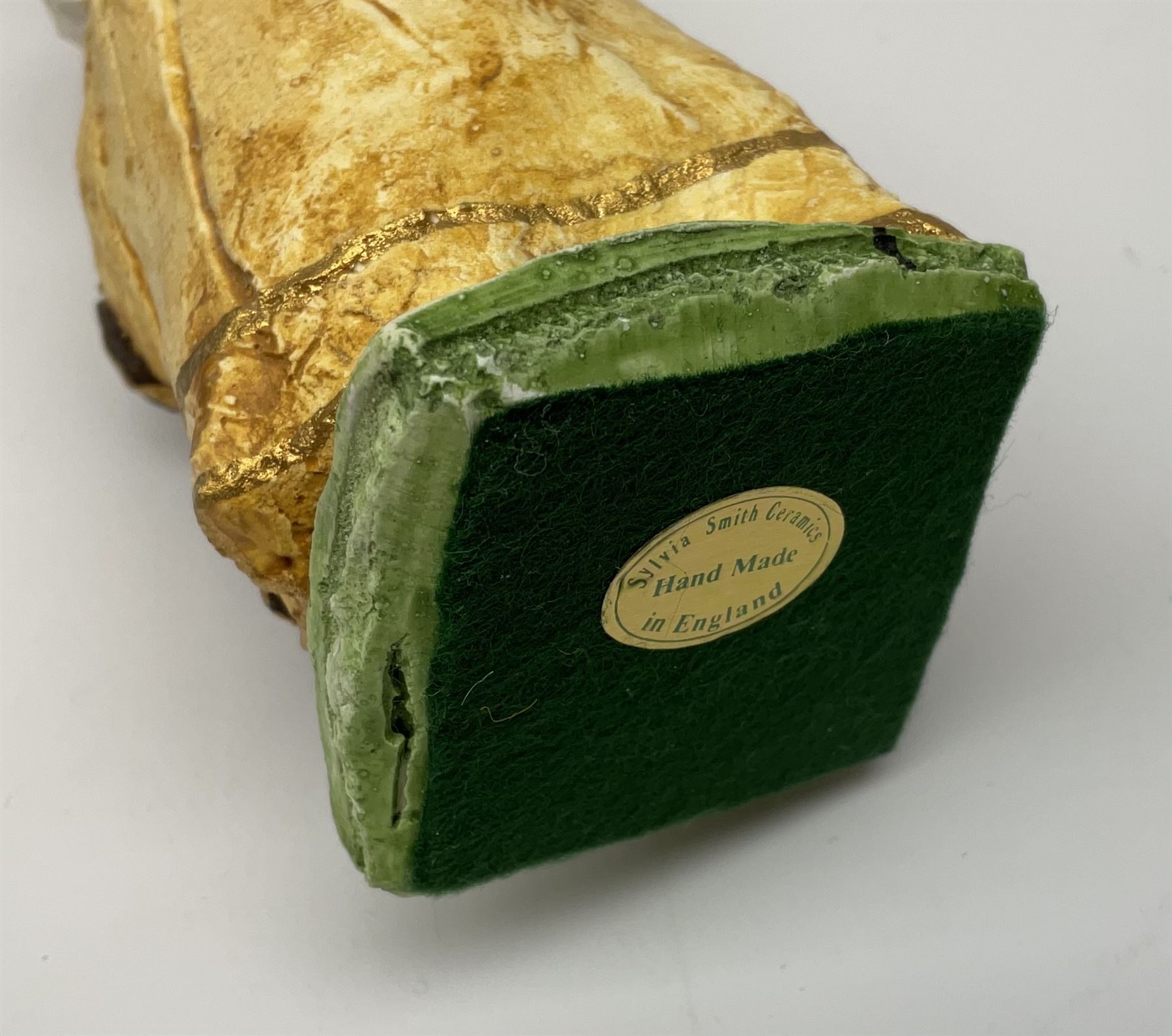 A Sylvia Smith chess set, the pieces modelled as anthropomorphic Old English Sheepdogs