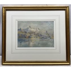 Harry Wanless (British c1872-1934): Scarborough Castle and Harbour, watercolour signed 22cm x 31cm 
Provenance: private collection, purchased David Duggleby Ltd 4th March 2013 Lot 10