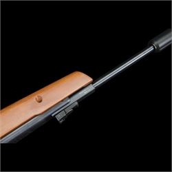 Hatsan Edgar Brothers Breaker 900X .177 air rifle with chequered semi-pistol grip and sound moderator, L113cm 