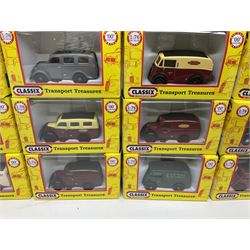Seventy Classix Transport Treasures 1:76 scale die-cast models, all boxed (70)