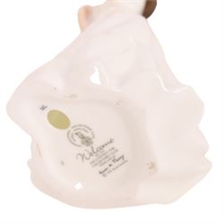 Collection of Royal Doulton figures, including Melody, Sentimental Greetings, Loving you, Welcome etc 