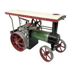 Mamod TE1A steam tractor with burner, unboxed