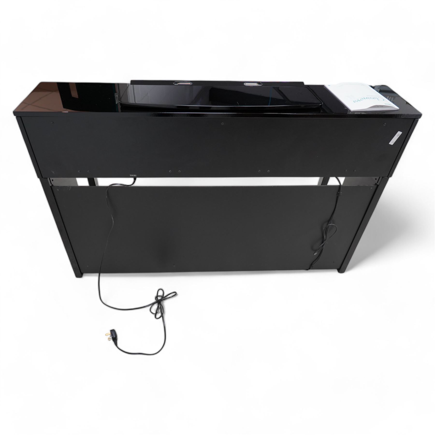 Yamaha - 'Clavinova' electric piano in black lacquered case, model number 'CLP-440' 