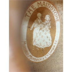 John Murdoch & Co 'The Maidstone' three-quarter size violin with 33.5cm two-piece maple back and ribs and spruce top, bears label, 55cm overall, in hard carrying case with bow