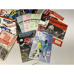 Quantity of football and rugby leave programs, to include Hull City 1949, Hull KR 1980's, Darlington FC 1960's, Liverpool 1960's, etc. 