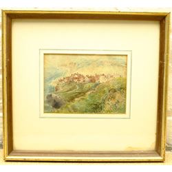 English School (Early 20th century): Robin Hood's Bay, watercolour unsigned 12cm x 16cm