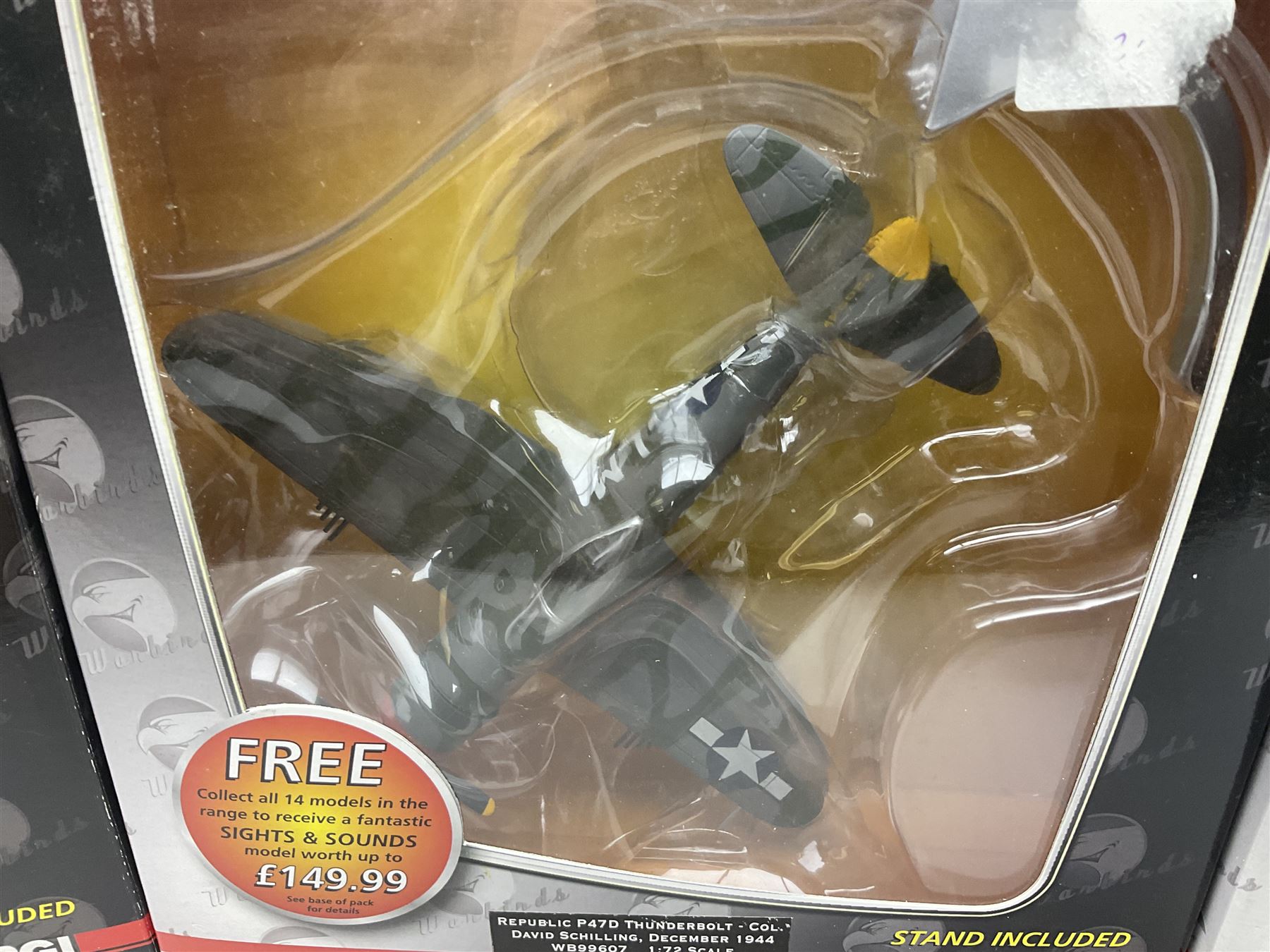 Corgi Aviation Archive Warbirds - seven series one and one series two, all boxed (8)