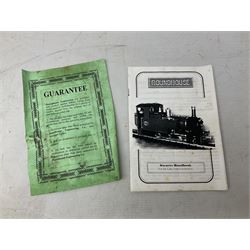 Roundhouse G scale, gauge 1 0-6-0, live steam tank locomotive ‘Lady Anne’, in crimson, black and brass livery, unboxed, together with a Futaba digital proportional radio control system