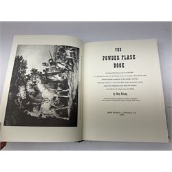 Riling Ray: The Powder Flask Book. 1992 R&R Books facsimile edition of the 1953 original; four powder measures including two by G. & J.W. Hawksley with horn handles; 16-bore combined spent cartridge and broken case remover; and turnscrew screw-driver (7)