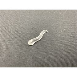 Two Swarovski Crystal Signs of the Zodiac figures, comprising horse and tiger, together with Zodiac dragon holding the flaming pearl, largest H11cm 