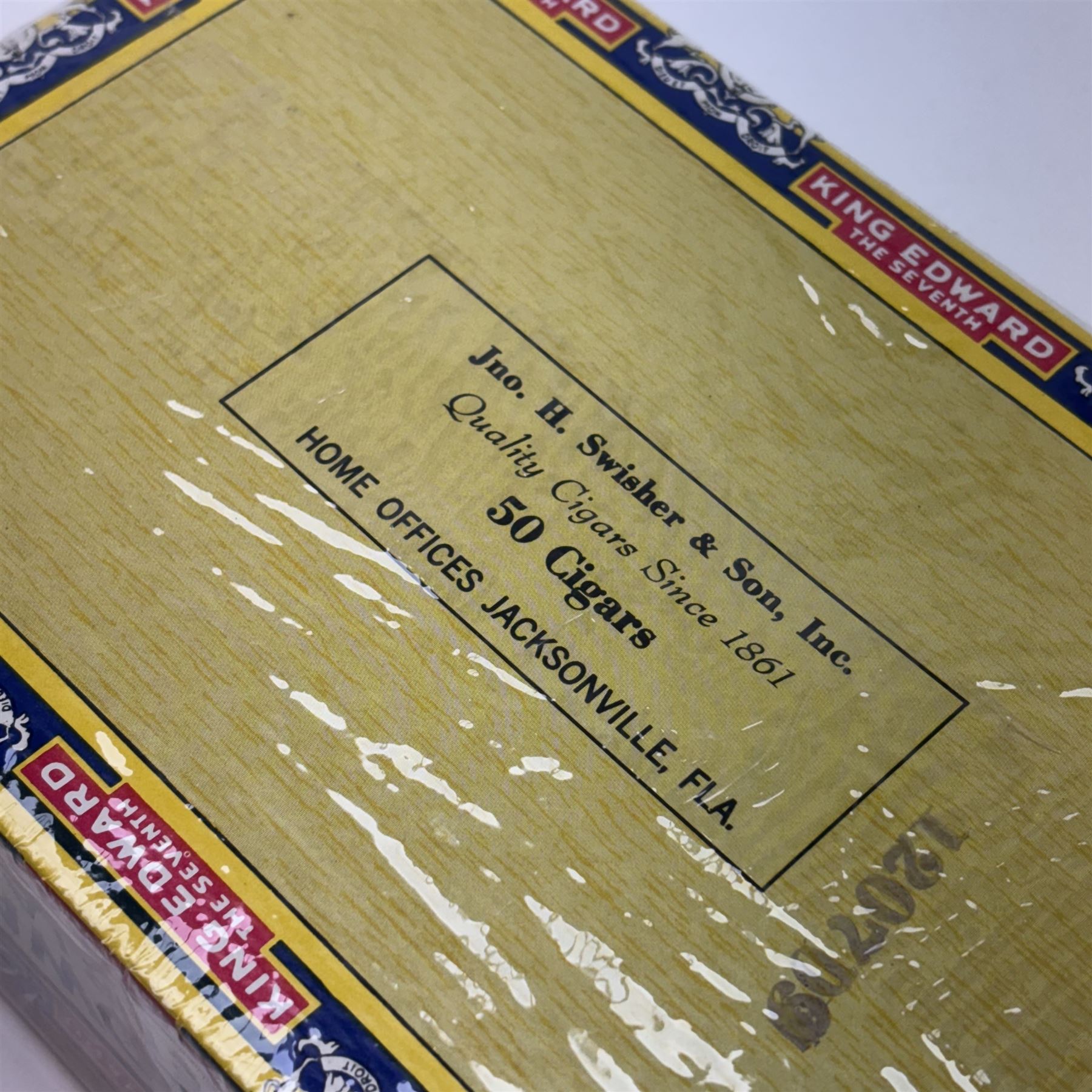 King Edward Imperial fifty cigars in sealed box, together with Ritmeester twenty five half corona cigars 