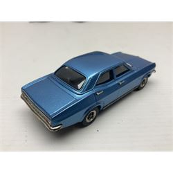 Three Lansdowne Models 1:43 scale models - 1956 Willerby Vogue Caravan; 1960 Bedford Dormobile Romany De-Luxe in green and white; and 1972 Vauxhall VX4/90 (Sapphire Starmist-met); all boxed (3)