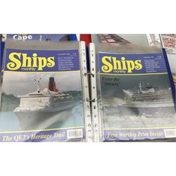 Various Ships Monthly magazines,  housed in folders