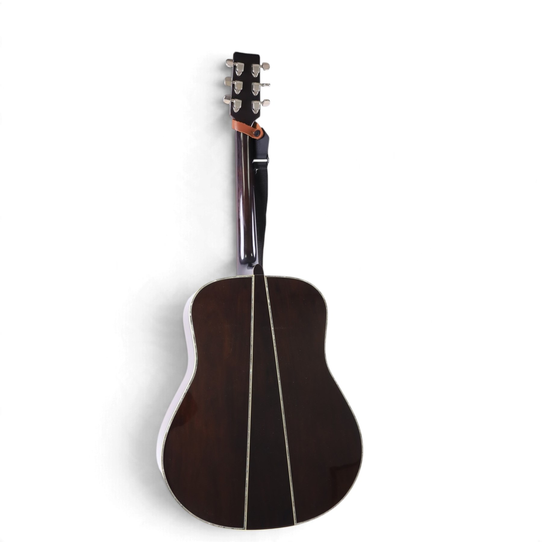 Yamaha FG-1200J acoustic guitar, made in Taiwan circa 1976, serial no. 60714221, with mother of pearl inlay to body, finger board and back, contained within a fitted hardcase, L103cm