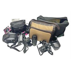 Nikon Coolpix 8700 camera, Sony video ca