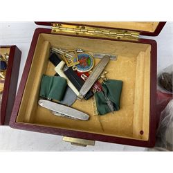 Collection of costume jewellery to include Giani Giorgio watch, Seiko pendent clock, cufflinks, necklace, earrings etc   