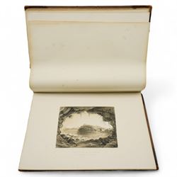 Sir William Gore Ouseley (British 1797-1866): 'Views in South America, from original drawings made in Brazil the River Plate, the Parana, &c', folio containing twenty six (26) tinted lithograph plates with lithographed titled and plan, dedication to Prince Albert with list of plates on verso, pub. London: Thomas McLean 1852, bound in oxblood leather and brown cloth
